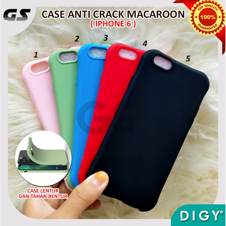 iPhone 12 5.4 12 6.1 12 6.7 iPhone 6 7 8 PLUS TPU Case Casing Anticrack Macaron Warna