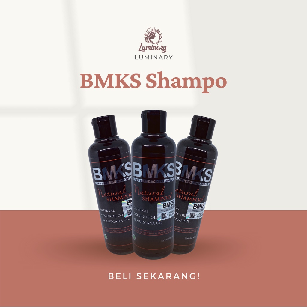 Shampo BMKS Sampo Shampoo Rambut Kecantikan Perawatan Rambut Shampo Minyak Kemiri Herbal Essences Perawatan Rambut Rusak Original BPOM