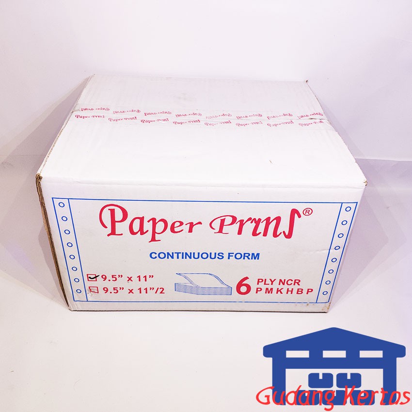 

CONTINUOUS FORM 91/2 X 11 6PLY PAPERPRYNS