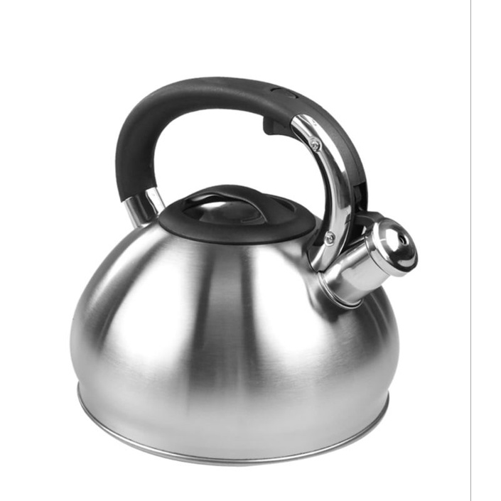 KRISCHEF Teko Air 3Ltr/Whistling Kettle Stainless Steel/Pemanas Air