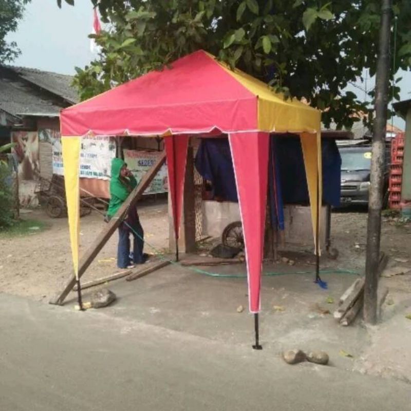 tenda jualan 2x2 ready bongkar pasang