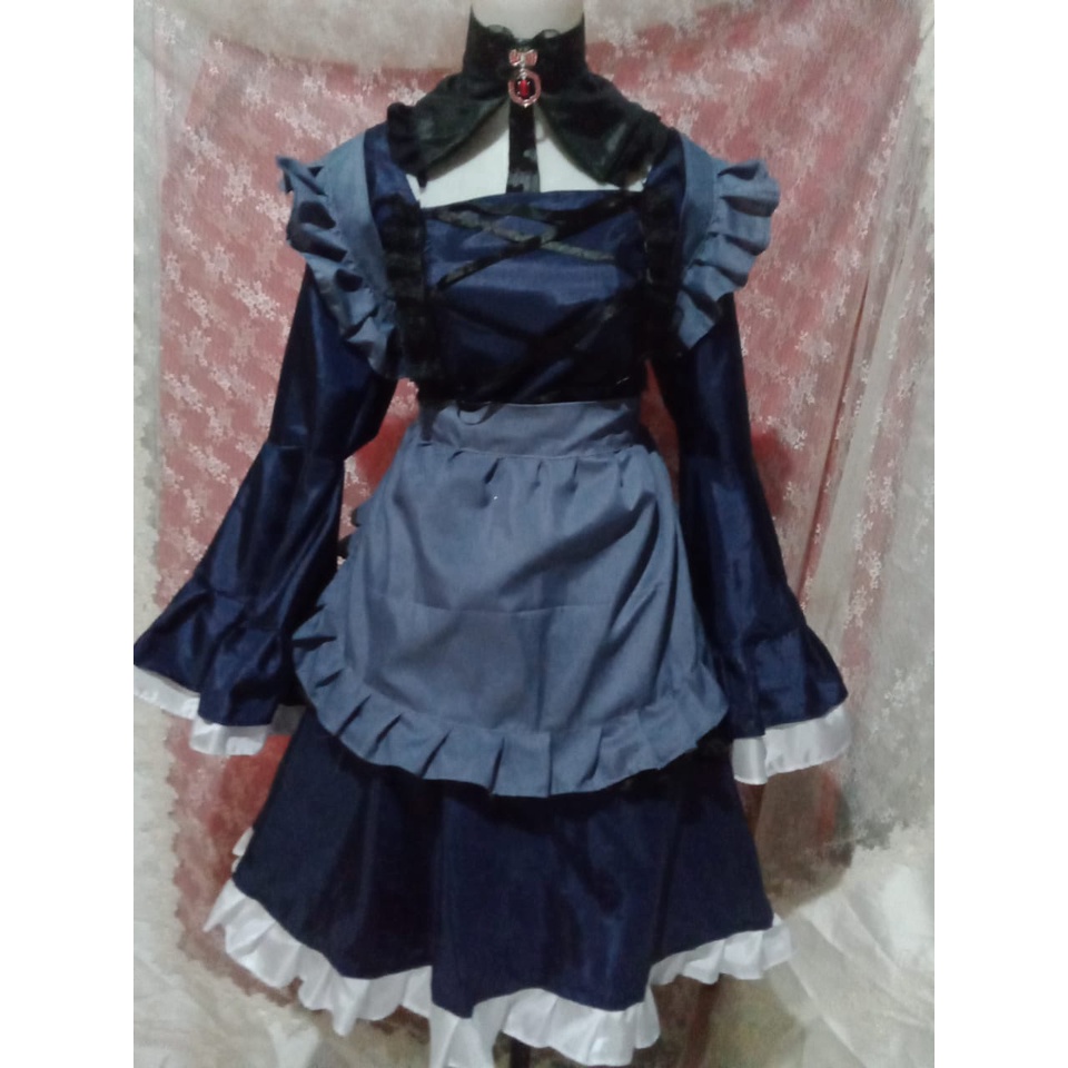 MAID Kostum Sono Bisque Doll wa Koi wo Suru (My Dress-Up Darling) MARIN KITAGAWA Cosplay Costum