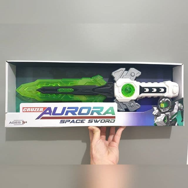 Toys Kingdom Cruzer Aurora Space Sword Light Sound / Pedang Nyala / mainan pedang / mainan anak