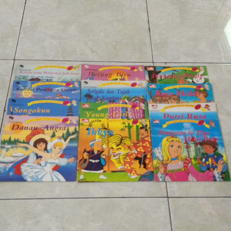 Jual Buku Dongeng Anak-Anak Bergambar Shogo Hirata (Grade A) Indonesia