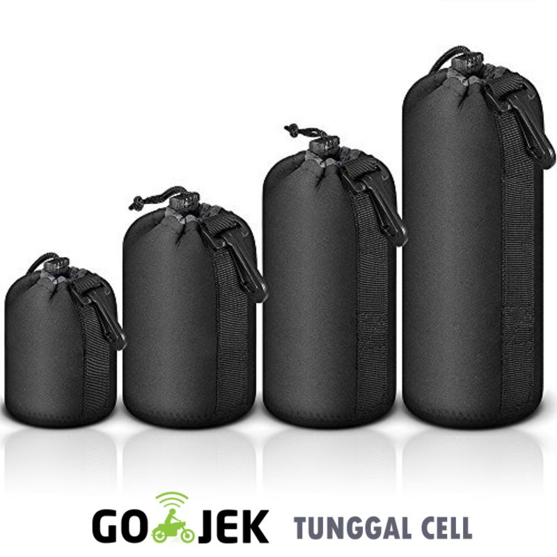 Tas Lensa 4 Ukuran Pouch Lensa 4pcs Case Lensa DSLR
