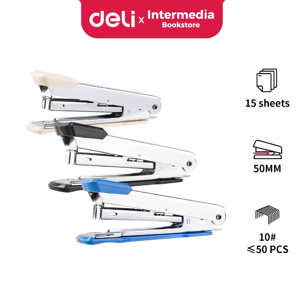 

Deli E0224N Staples Metal Mini Berkualitas dilengkapi ukuran/skala agar lebih akurat