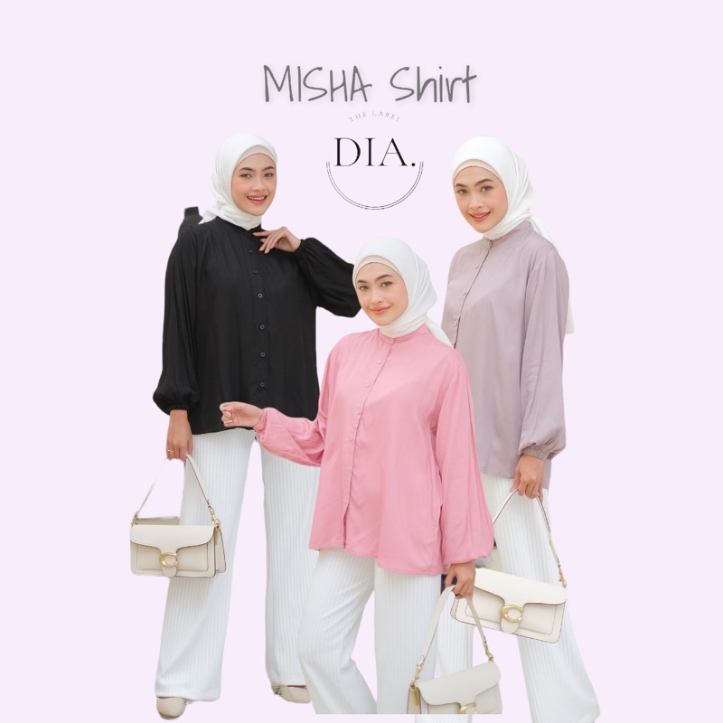 Jual KEMEJA WANITA/ MISHA SHIRT By DIA LABEL Indonesia|Shopee In   donesia