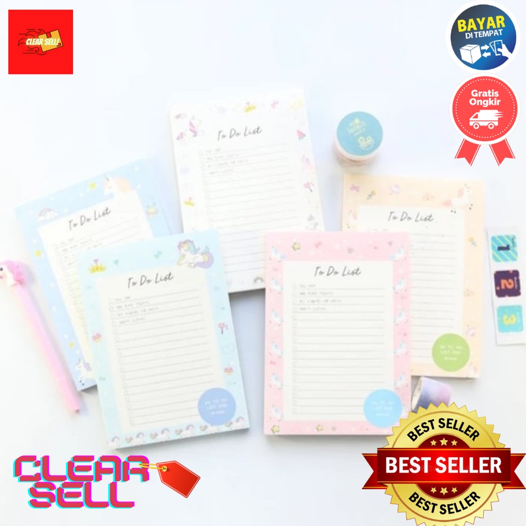 

Buku tulis list pad / Notebook / Notepad motif Cartoon 13050095