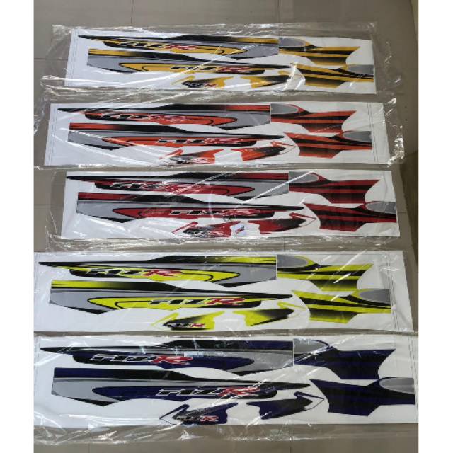 (COD)Striping stiker seret fiz r fizr f1zr f1z r variasi orange, hitam, kuning stabilo, kuning, mera