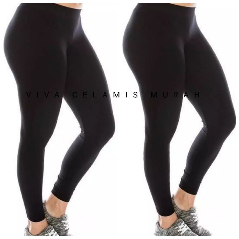 Legging Panjang Wanita- Legging Spandex Adem Elastis- Dalaman gamis- Legging Murah Nyaman Dipakai