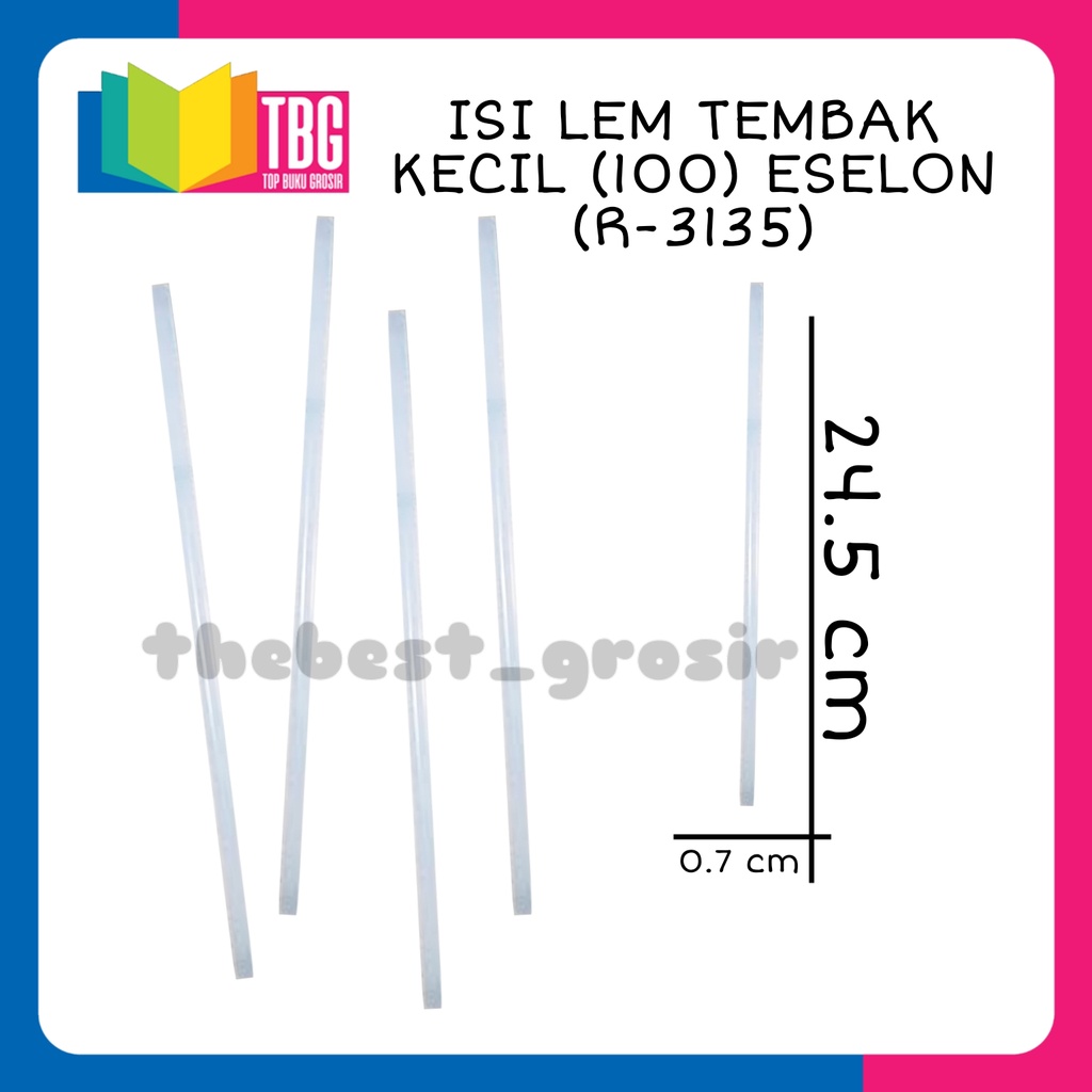 

1 PCS ISI LEM TEMBAK KECIL CLEAR/BENING / LEM BAKAR / GLUE GUN REFILL