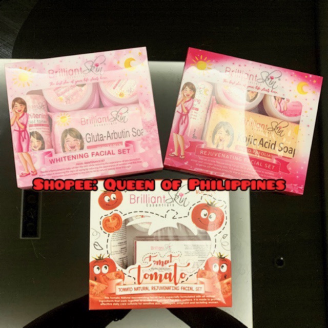 All Variant Brilliant Skincare Skin Essential Rejuvenating Whitening Tomato (Ready Stock)