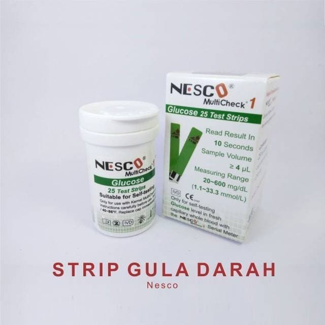 Strip Nesco Gula Darah / Strip Glucose/Stik Gula Darah Nesco