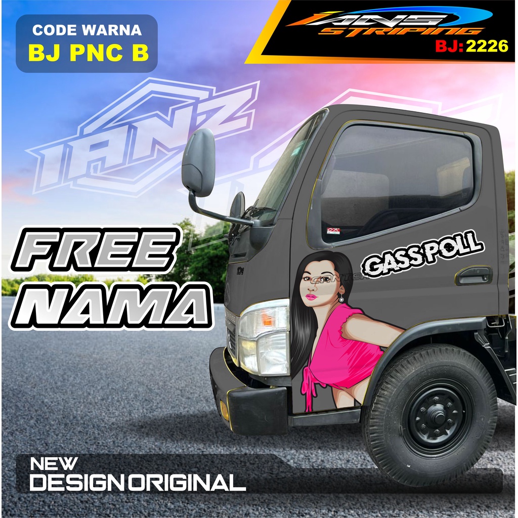 STIKER DECAL PINTU TRUK FUSO RAGASA / DECAL PINTU DUMTRUK  / STIKER MOBIL TRUK / STIKER PINTU TRUK KEREN