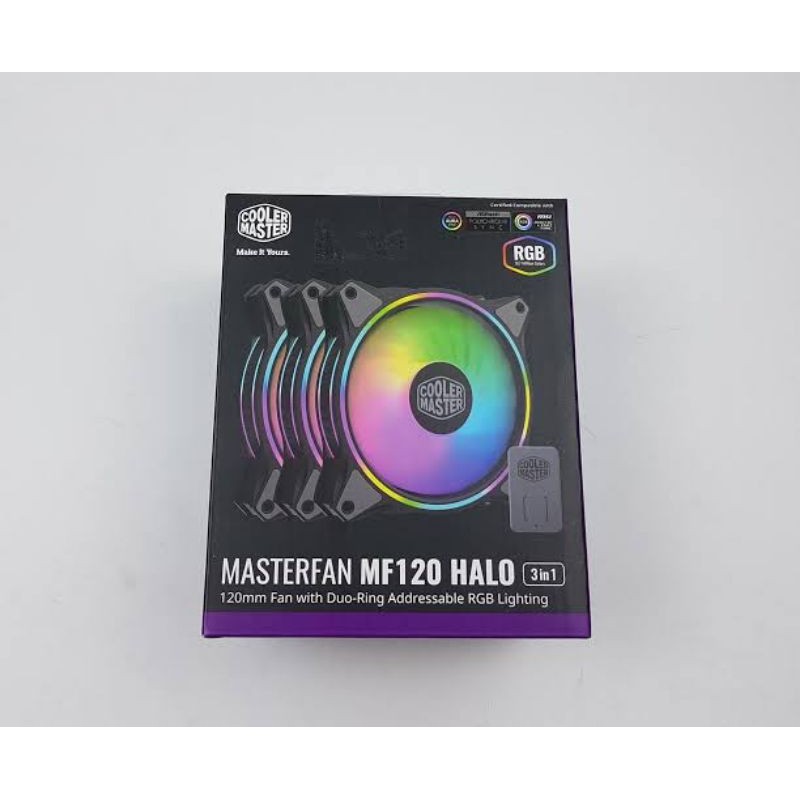 Cooler Master Masterfan MF120 HALO 3IN1 ARGB FAN Casing 120mm fan case 12Cm