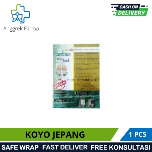 BAMBOO GOLD FOOT PATCH/KOYO KAKI/KOYO KESEHATAN/KOYO JEPANG/KOYO KAKI