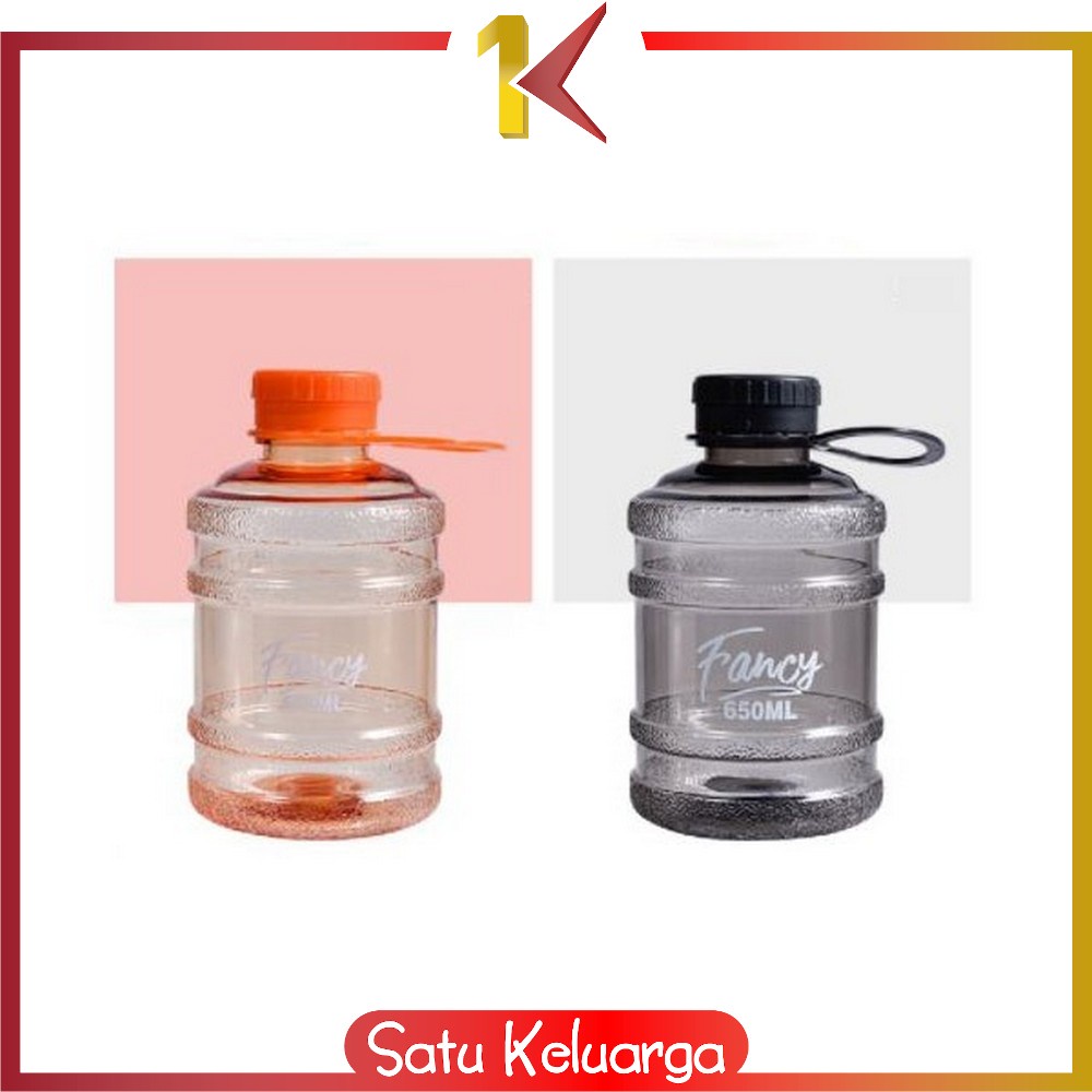 SK-C307 Botol Minum Bentuk Galon 650ml / Galon Mini Anak / Botol Air Minum Plastik Unik BPA FREE / Kids Water Bottle-2
