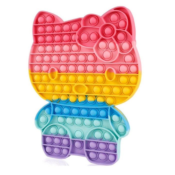 POP IT SUPER JUMBO DADU HELLO KITTY MELODY RAINBOW PASTEL