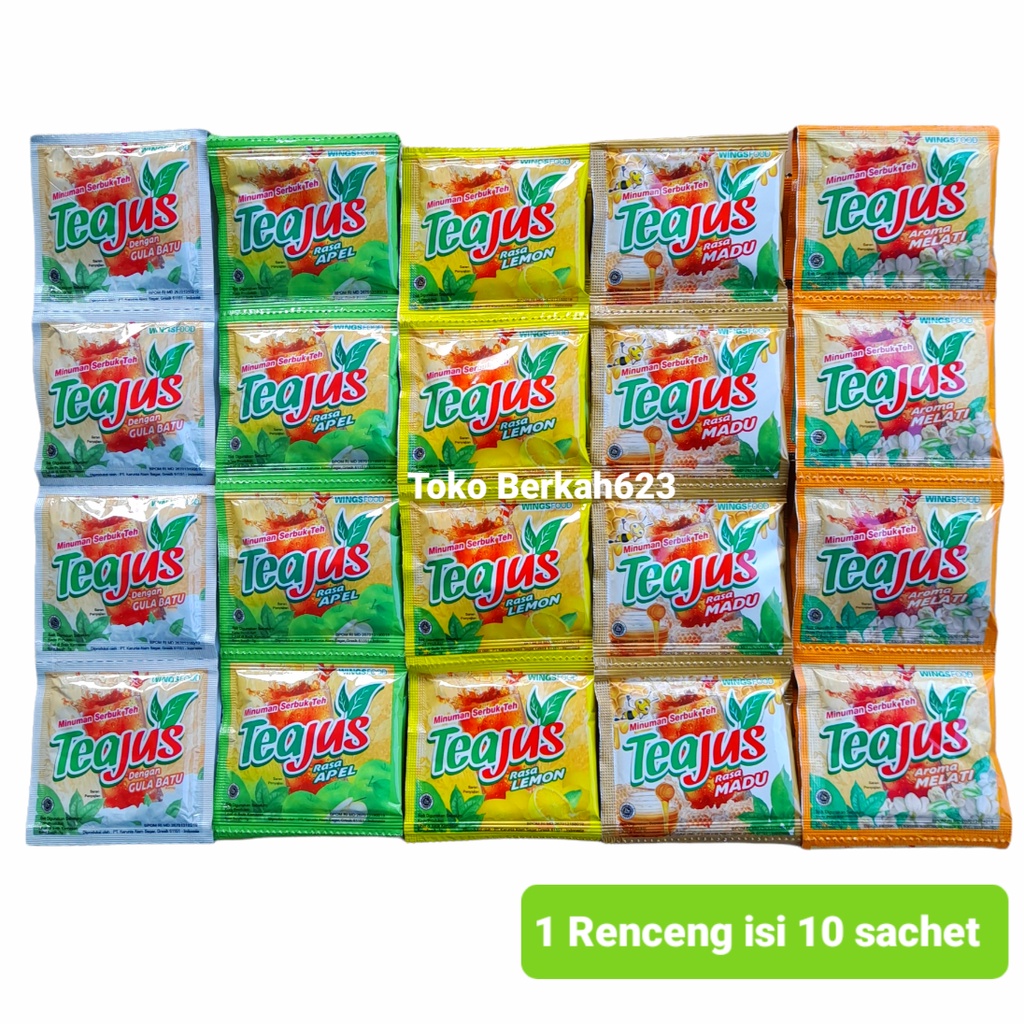 TEA JUS Renceng Netto 7gr Isi 10 Sachet All Varian