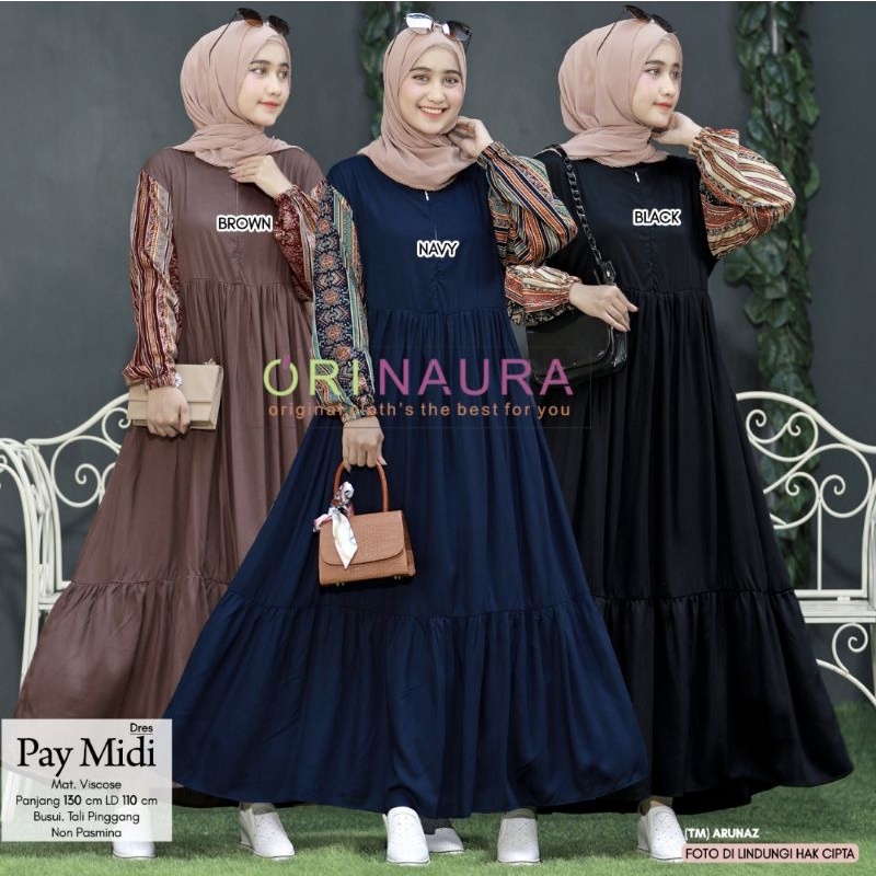 ORI NAURA - PAY MIDI DRESS