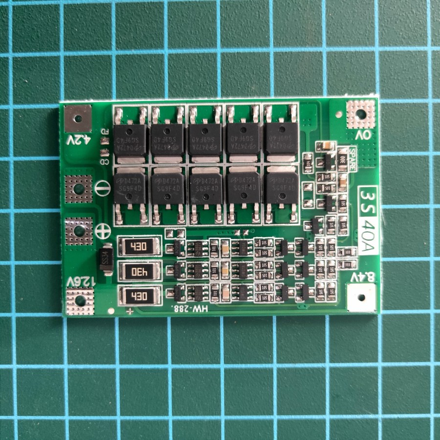 BMS 3S 40A BMS 18650 12V 3.7V type ballance lithium ion protektor