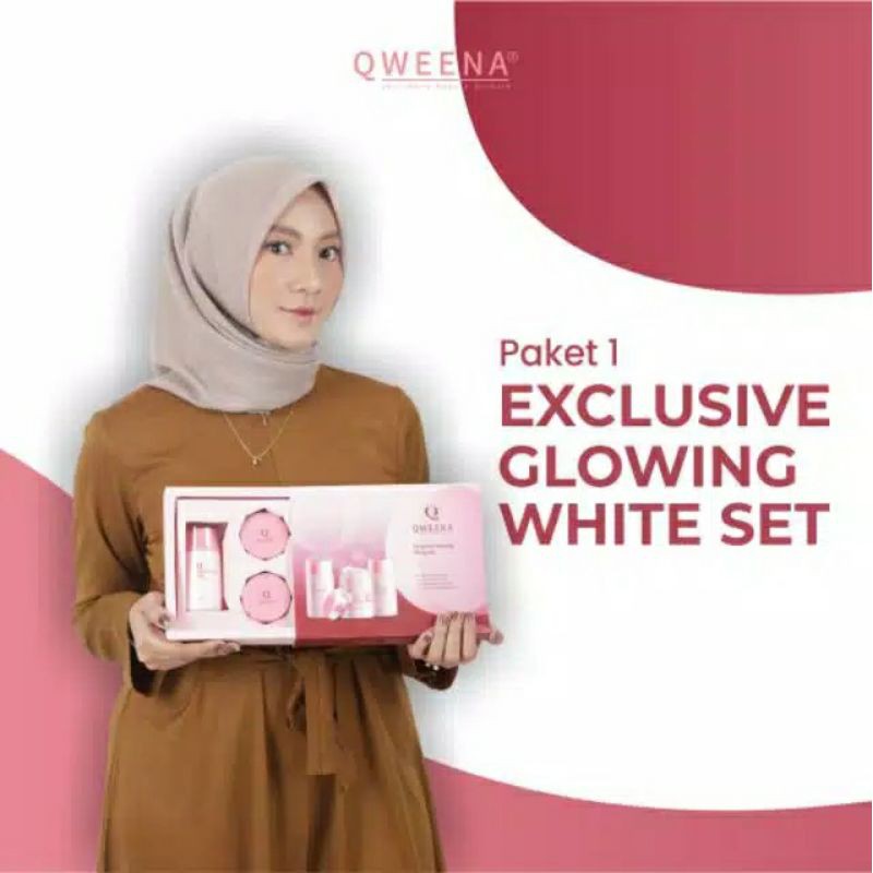 Qweena Exclusive Glowing White Set (Full Package)