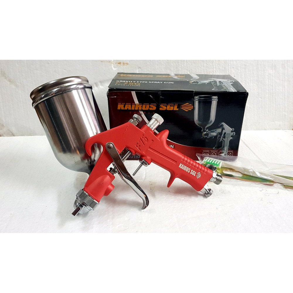 KAIROS F75G AIR SPRAY GUN F-75G KAIROS MESIN CAT SEMPROT POWER COATING BERKUALITAS OKEE