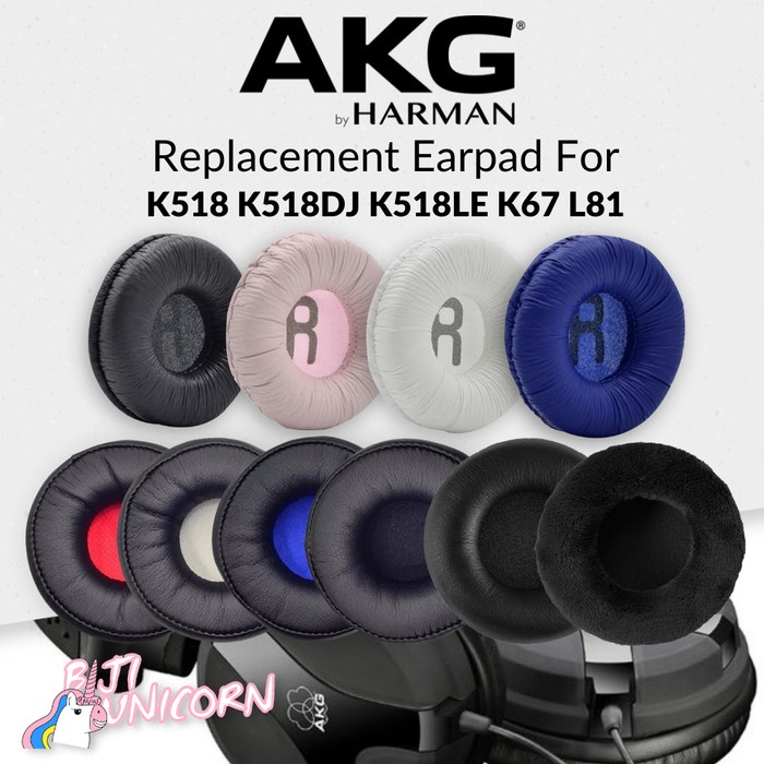 Earpad Earcup Ear Cushion/Pad AKG K518 K518DJ K518LE K67 L81 Busa Foam