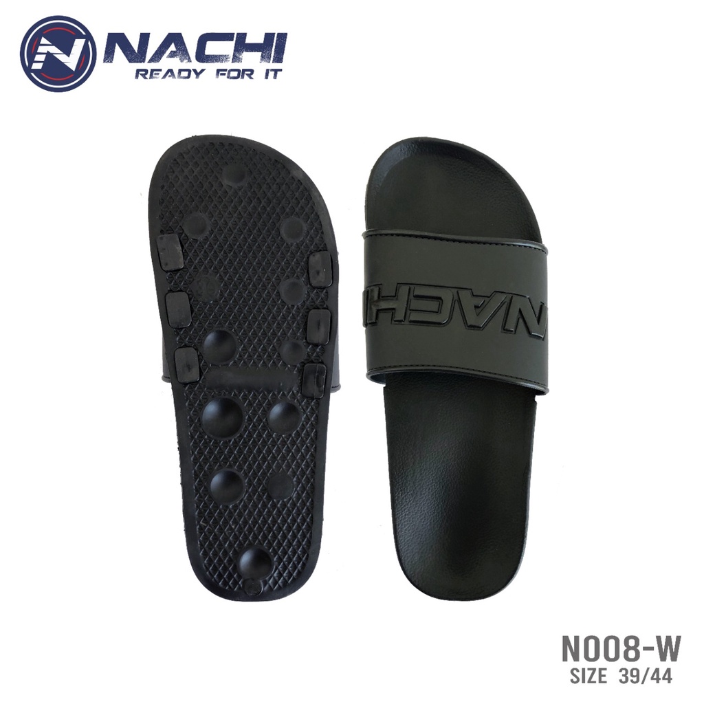 Sandal Slide Karet / Sendal Slop Pria Empuk Ringan &amp; Nyaman - N008 39/44