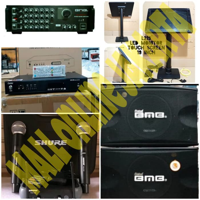 Paket sound system bmb dvd karaoke geisler touchscreen android