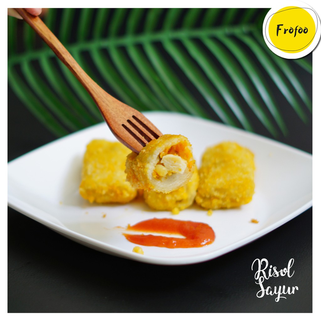 

Risol Sayur Telur 8pcs Frofoo Halal Homemade Frozen Food