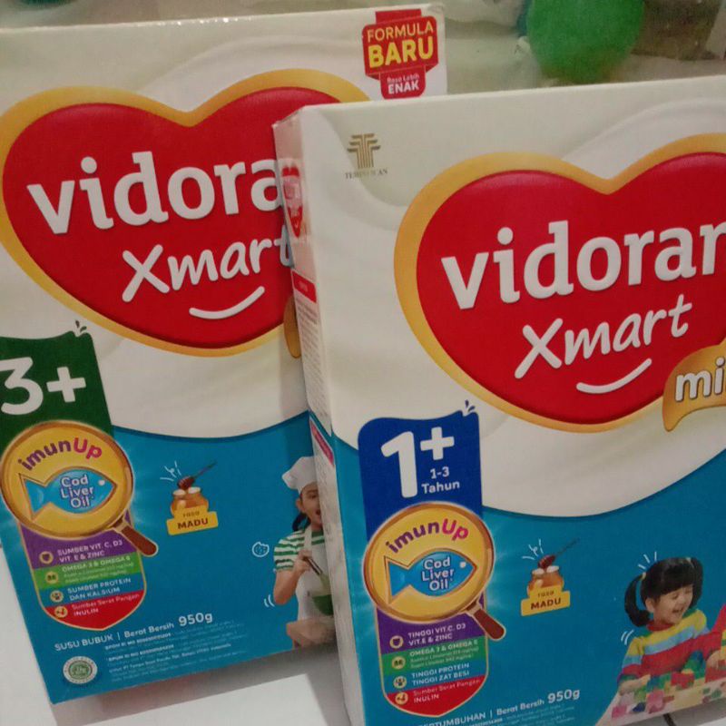 promo vidoran xmart 1+ 3+ 700gr 925gr. vidoran 1 vidoran 3 700gr 925gr