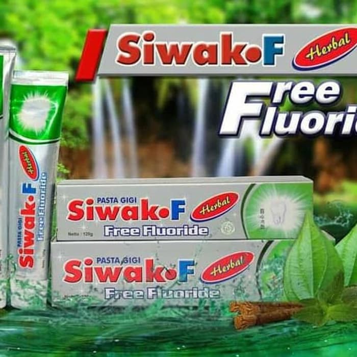 Siwak Pasta gigi Herbal Free Fluoride 120gr