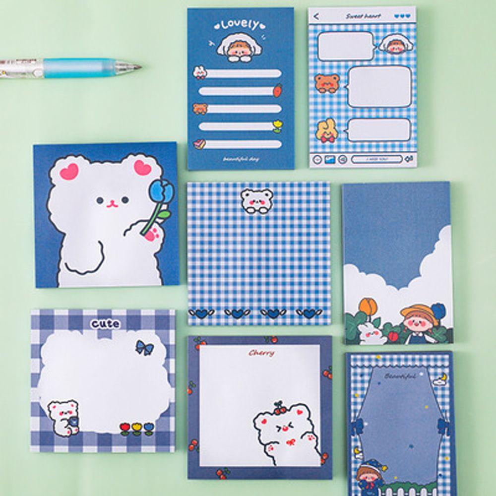 Sticky Note Memo Pad Sticky Notes Note Motif Kartun Lucu / Notepad Karakter Buku Tulis Memopad Kecil Murah Import /  Tempelan Kertas Catatan Memo Note Karakter