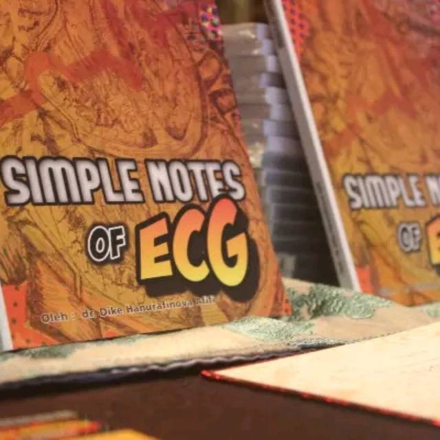 Simple Notes of ECG Buku Catatan EKG Ilustrasi Komik