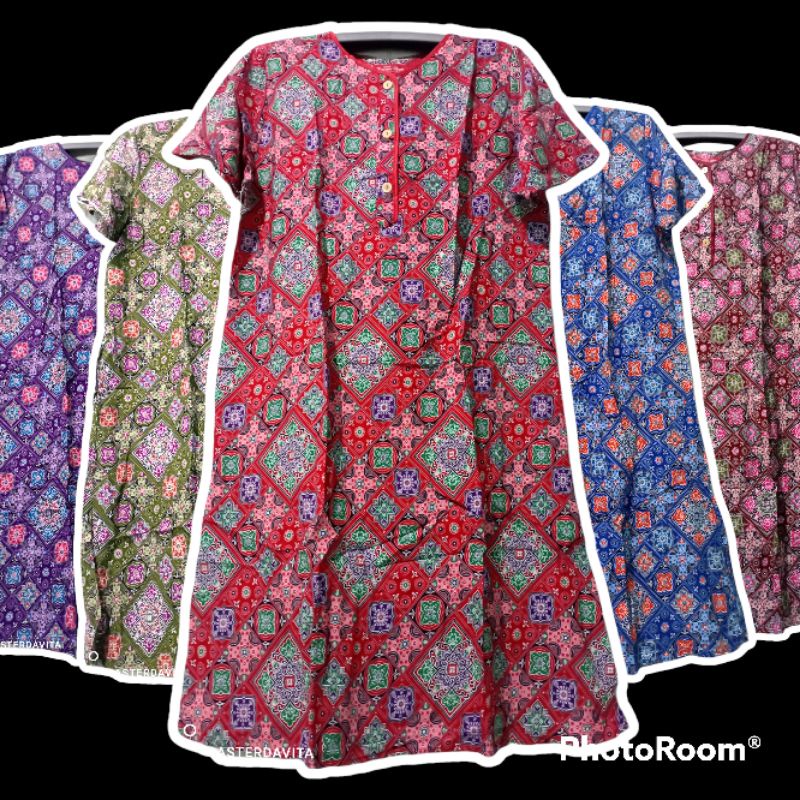 DASTER BATIK KENCANA UNGU ASLI ORIGINAL LABEL MERAH MOTIF TERBARU 2021 KEKINIAN RAYON LD 110 || COD DASTER KENCANA UNGU || DASTER BUSUI || DASTER MIDI || DASTER LENGAN PENDEK || DASTER KENCANA UNGU KUM BISA COD || DASTER VIRAL || DASTER MURAH GROSIR ECER