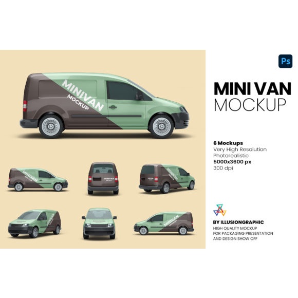 Mini Van Mockup 6