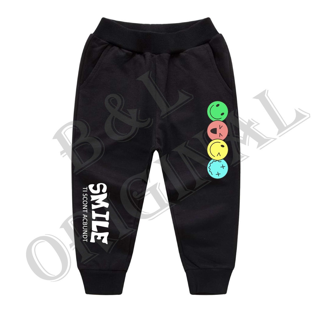 BS/COD/CELANA JOGGER SMILE ANAK ANAK 1-7 TAHUN//REALPIC//GOOD QUALITY