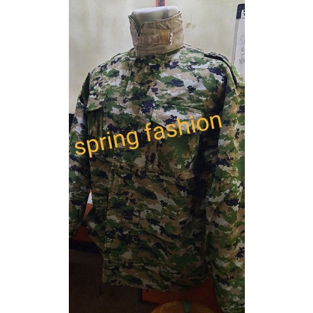 Jaket Loreng Linud Bolak - Balik - Jaket Tactical - Jaket TNI