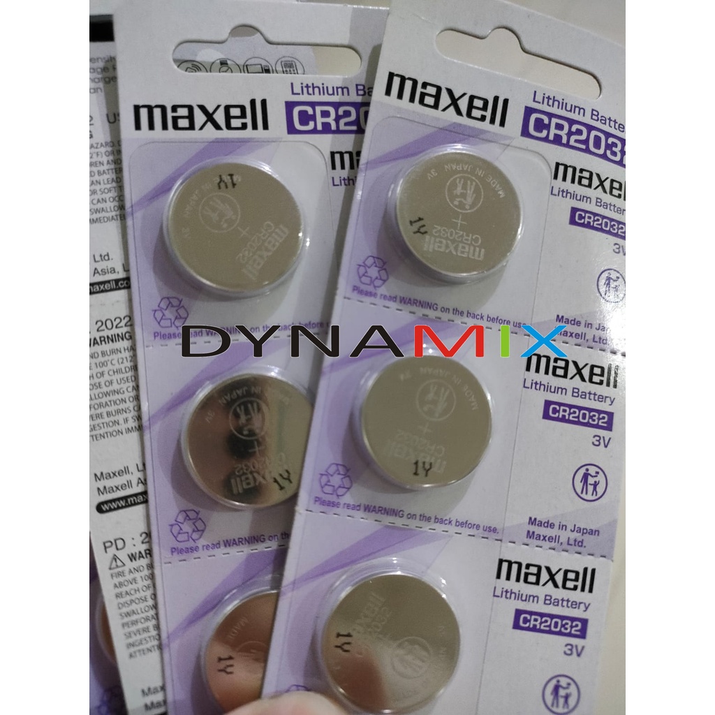 Baterai Maxell CR 2032 CR2032 Lithium 3V ORIGINAL Battery CMOS | Baterai Kalkulator | Calculator | Baterai Remote