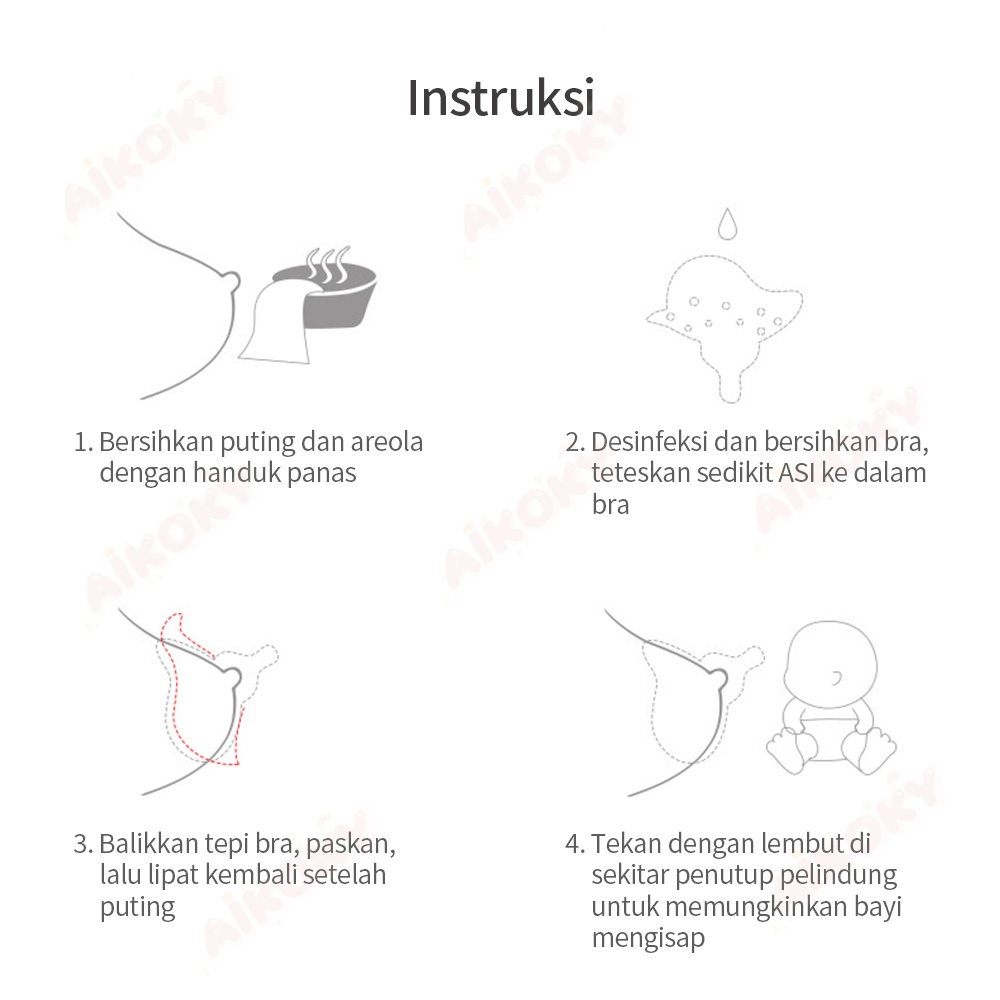 Aikoky Pelindung puting ibu menyusui/Nipple shield Breast pad