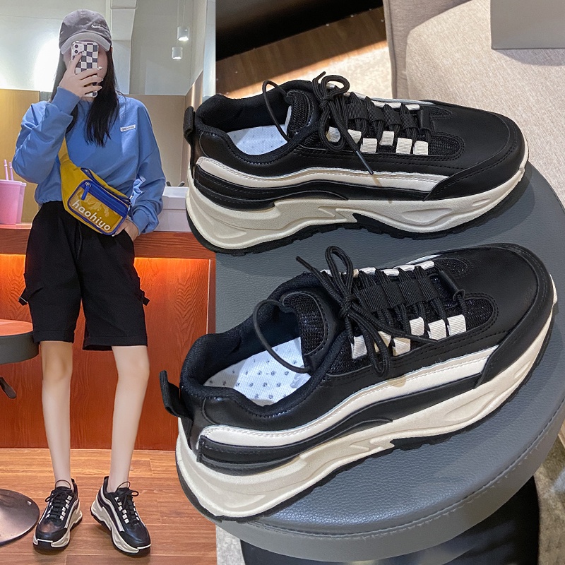 KZT-SW328 'FREE BOX' Sepatu Sneakers Wanita &quot;MINJI&quot; Impor Sport PREMIUM COD TERMURAH