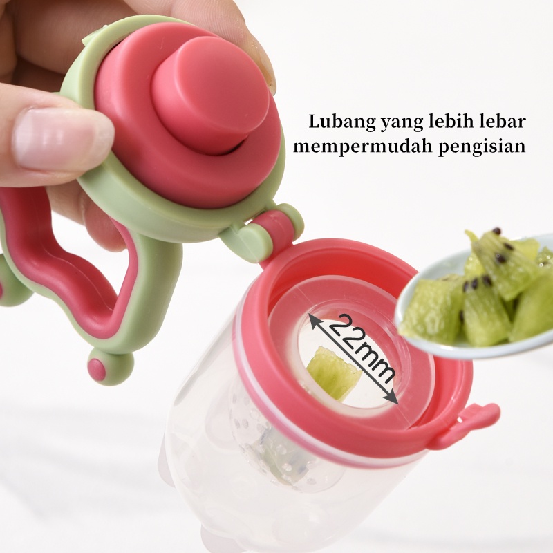 Dot Buah Bayi MPASI Baby Fruit Feeder Pacifier Empeng Buah Bayi Silikon Baby Fruit &amp; Food Feeder BPA Free CJ06