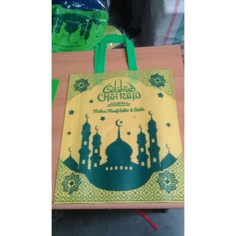Goodie Bag Idul Fitri (Lebaran)  38x 45x 10- Handle Lebaran new Edition