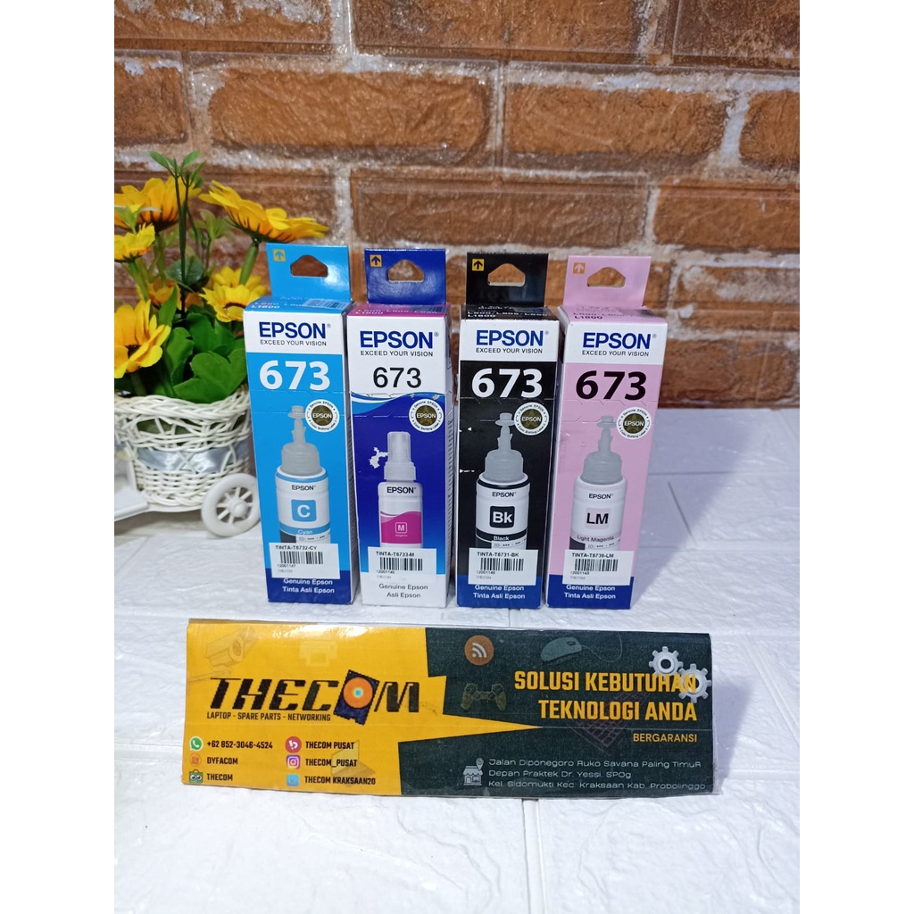 Tinta Epson 673 For Printer L800 L805 L805 L850 L1800