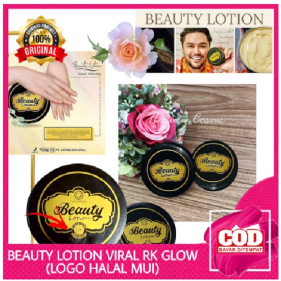 Beauty Lotion Viral atau  Beauty Scrub Rk Glow Original 100% Bpom Halal MUi