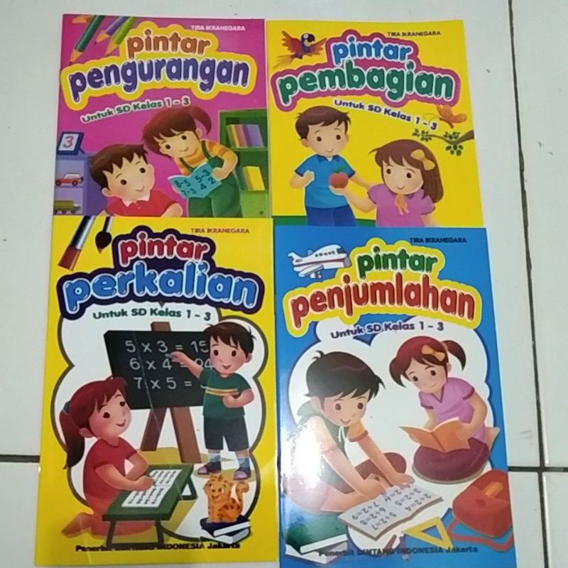 Paket buku murah belajar baca 4pick pintar berhitung