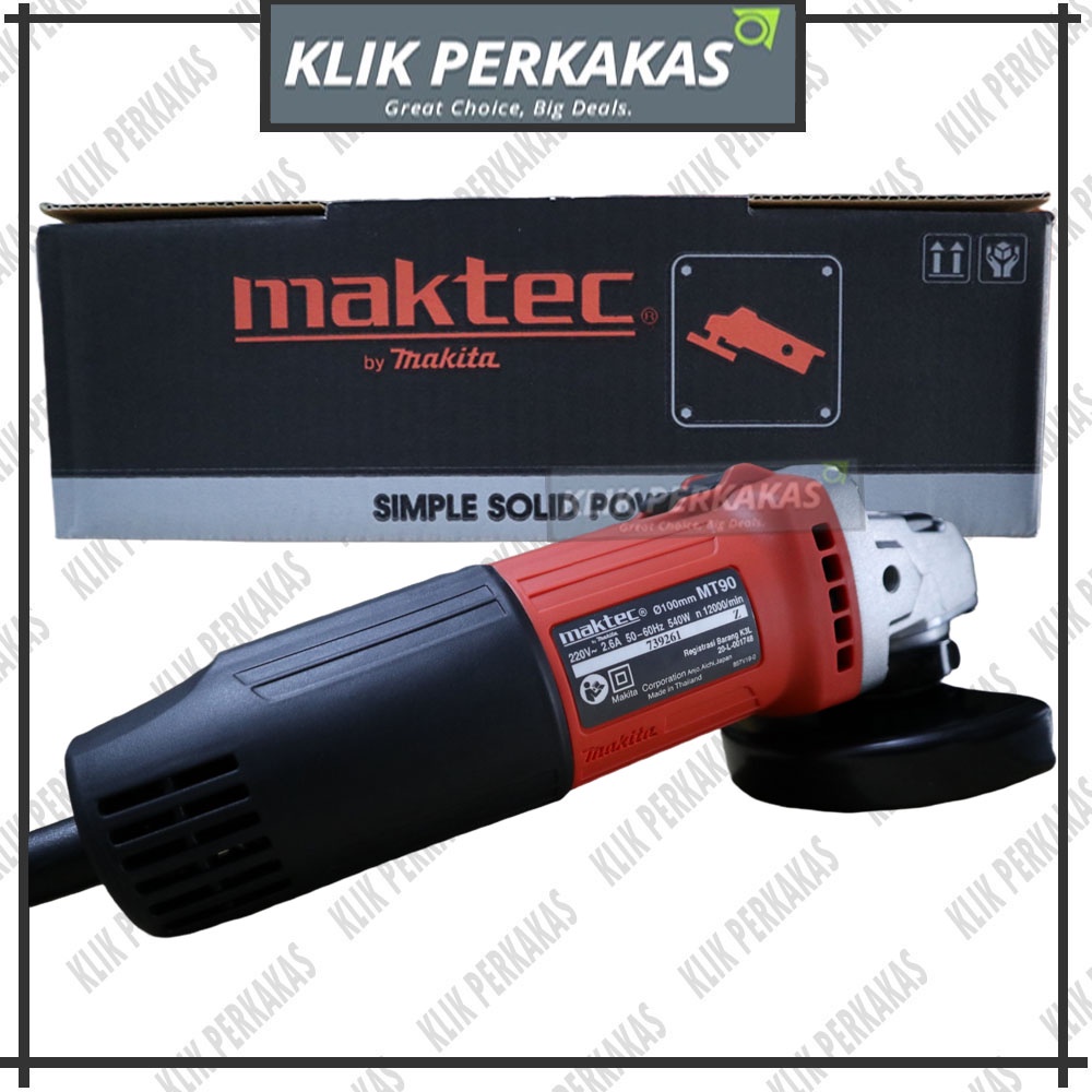 MAKTEC Mesin Gerinda Tangan - Maktec MT90 - Mesin Gerinda