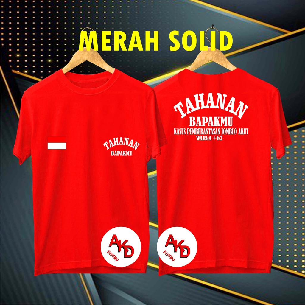 CODKAOS TAHANAN BAPAKMU bdr kaos pria kaos distro kaos murah wanita pria