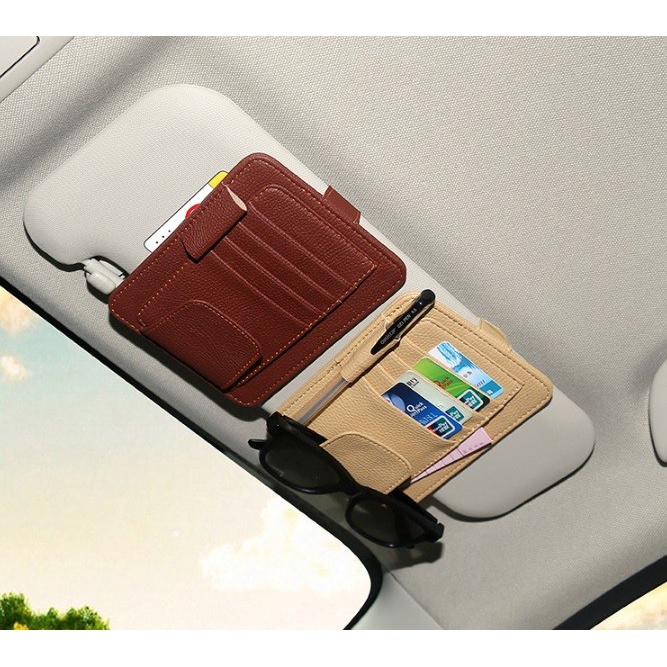 Card Organizer Mobil Tempat Kartu Tol Kacamata - CO002